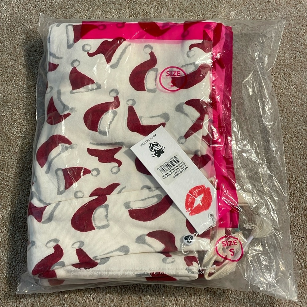 NWT Wildfox Santa Hat Sweatpants with Flared Leg